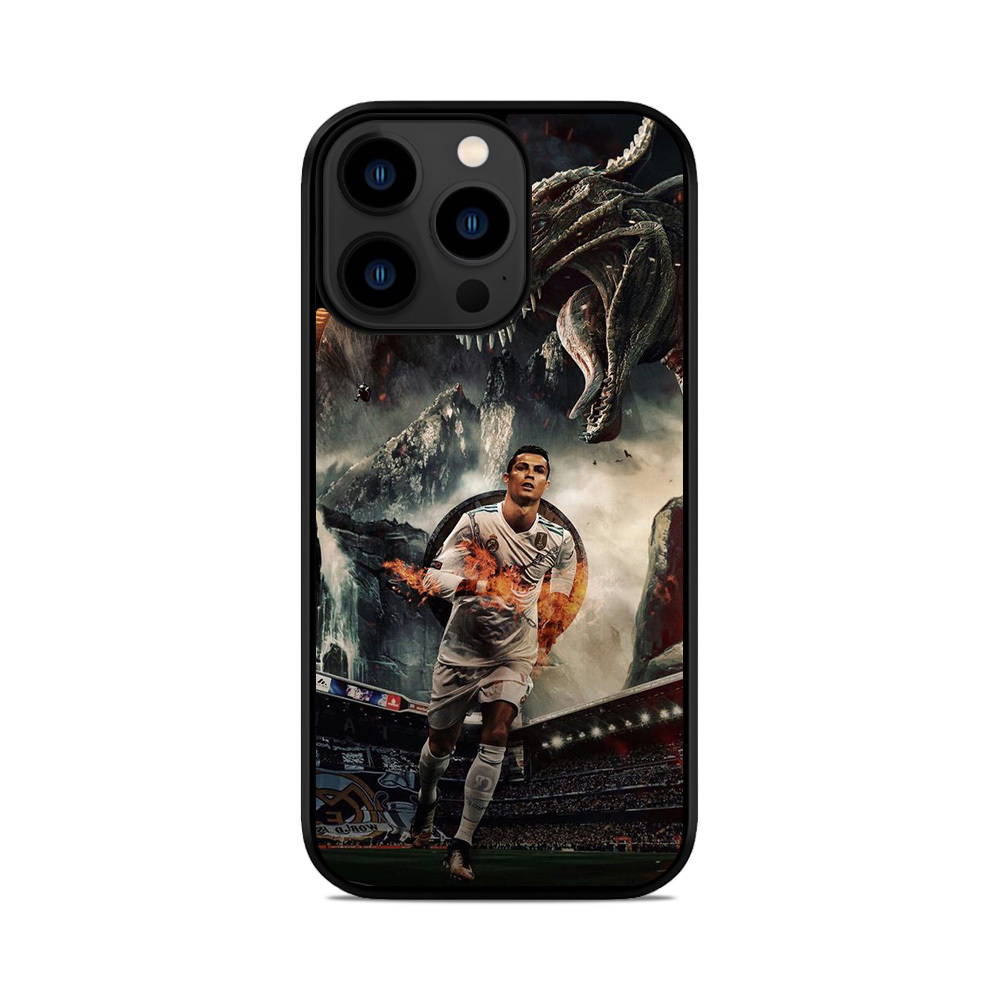 Чохол для iPhone, Samsung, Xiaomi, Huawei, Oppo, Realme Cristiano Ronaldo Дракон