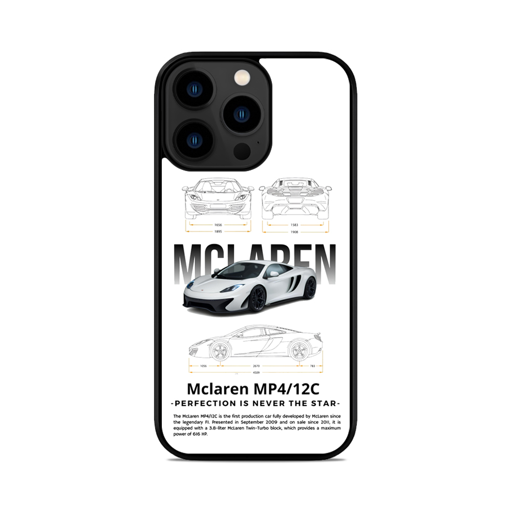 Чохол для iPhone, Samsung, Xiaomi, Huawei, Oppo, Realme mclaren MP 12C