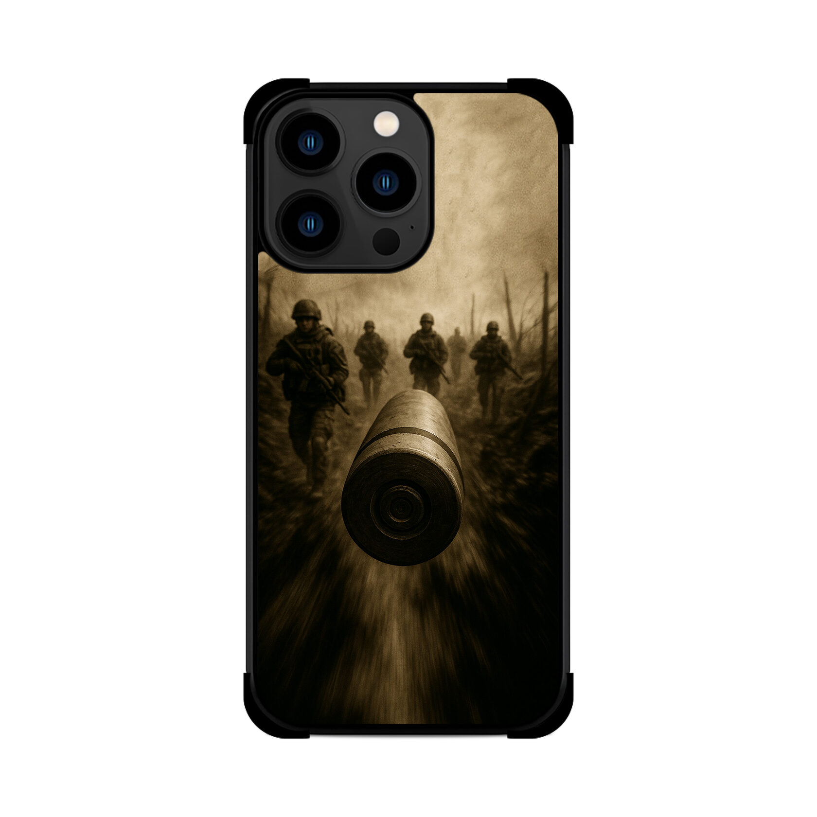 Протиударний чохол для iPhone ЗСУ КУЛЯ