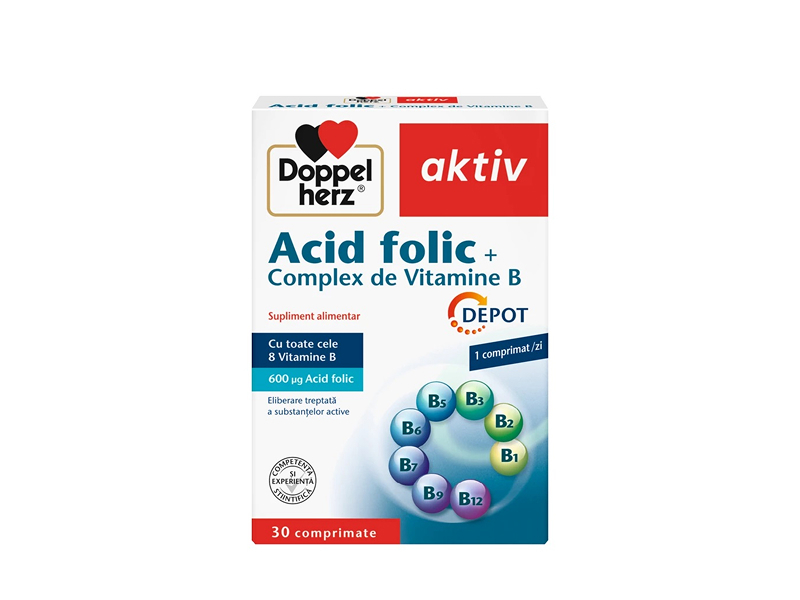 Acid Folic Vit.B Complex comp.N30