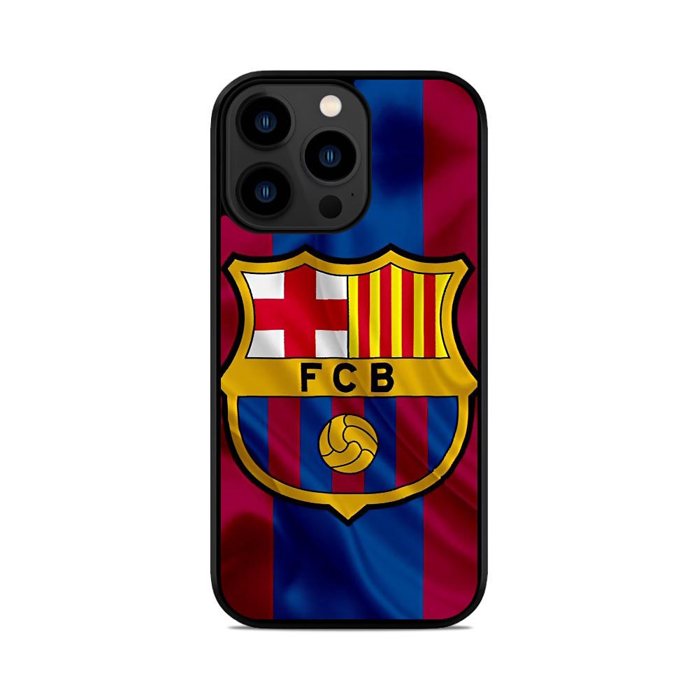 Чохол для iPhone, Samsung, Xiaomi, Huawei, Oppo, Realme Barcelona FC Лого