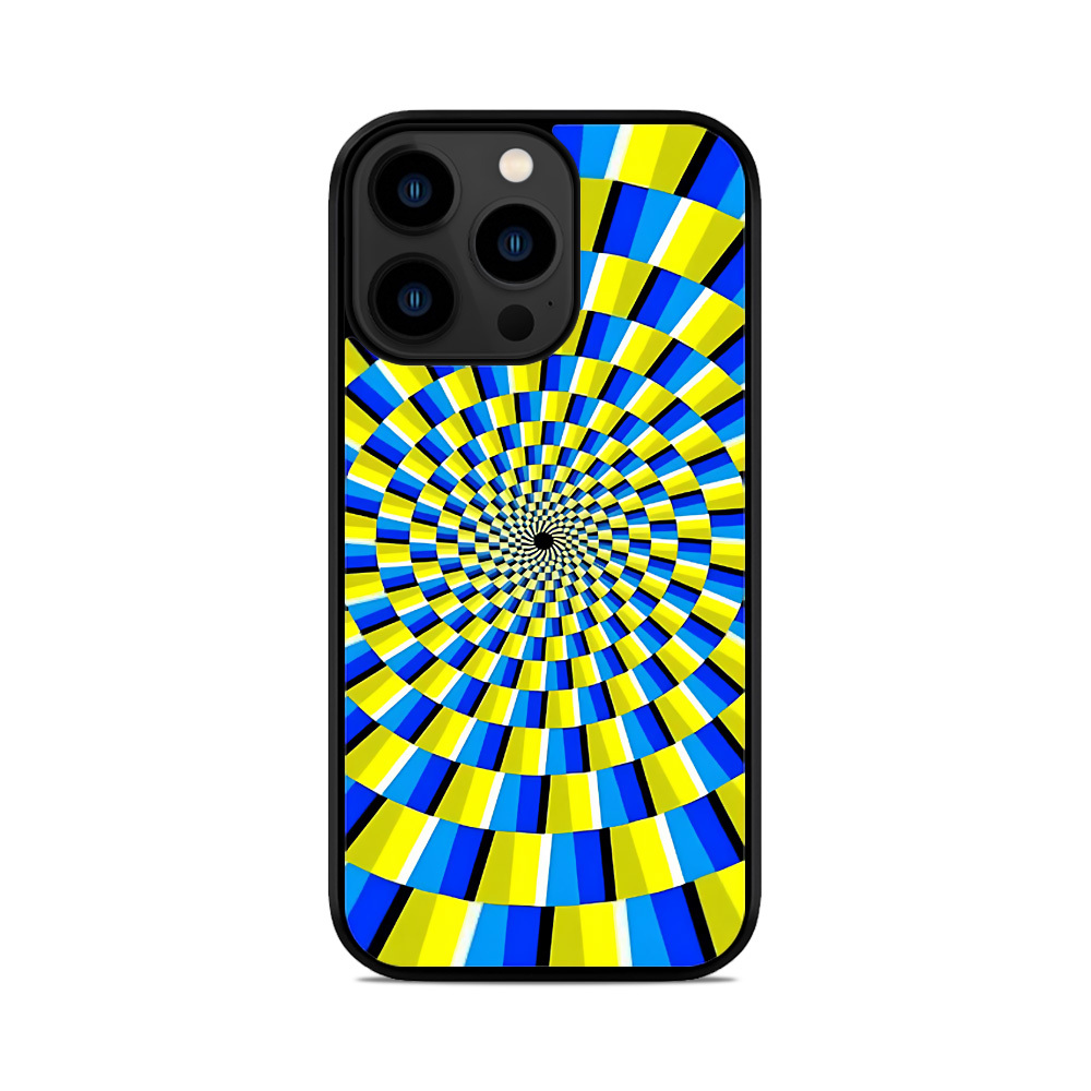 Чохол для iPhone, Samsung, Xiaomi, Huawei, Oppo, Realme Ілюзія Воронка Кубів