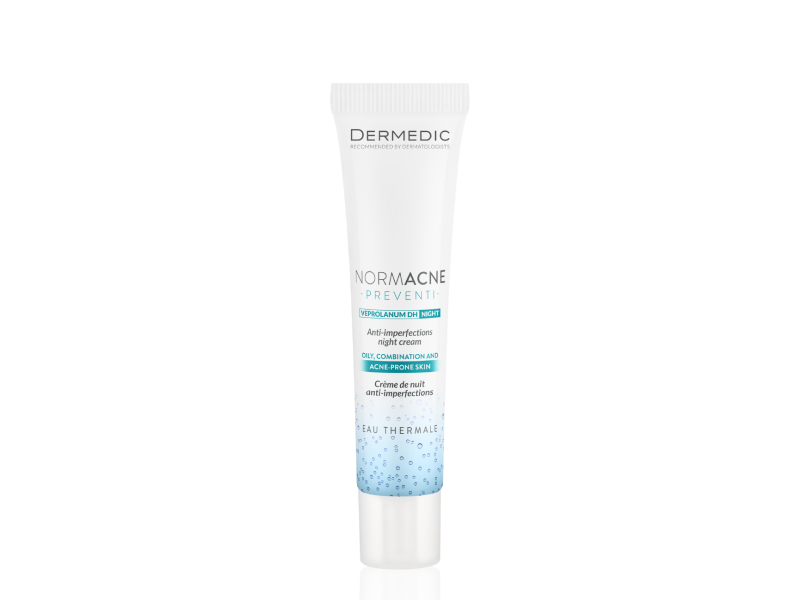 Dermedic NORMACNE PREVENTI Crema anti-imperfectiuni de noapte ten gras/mixt