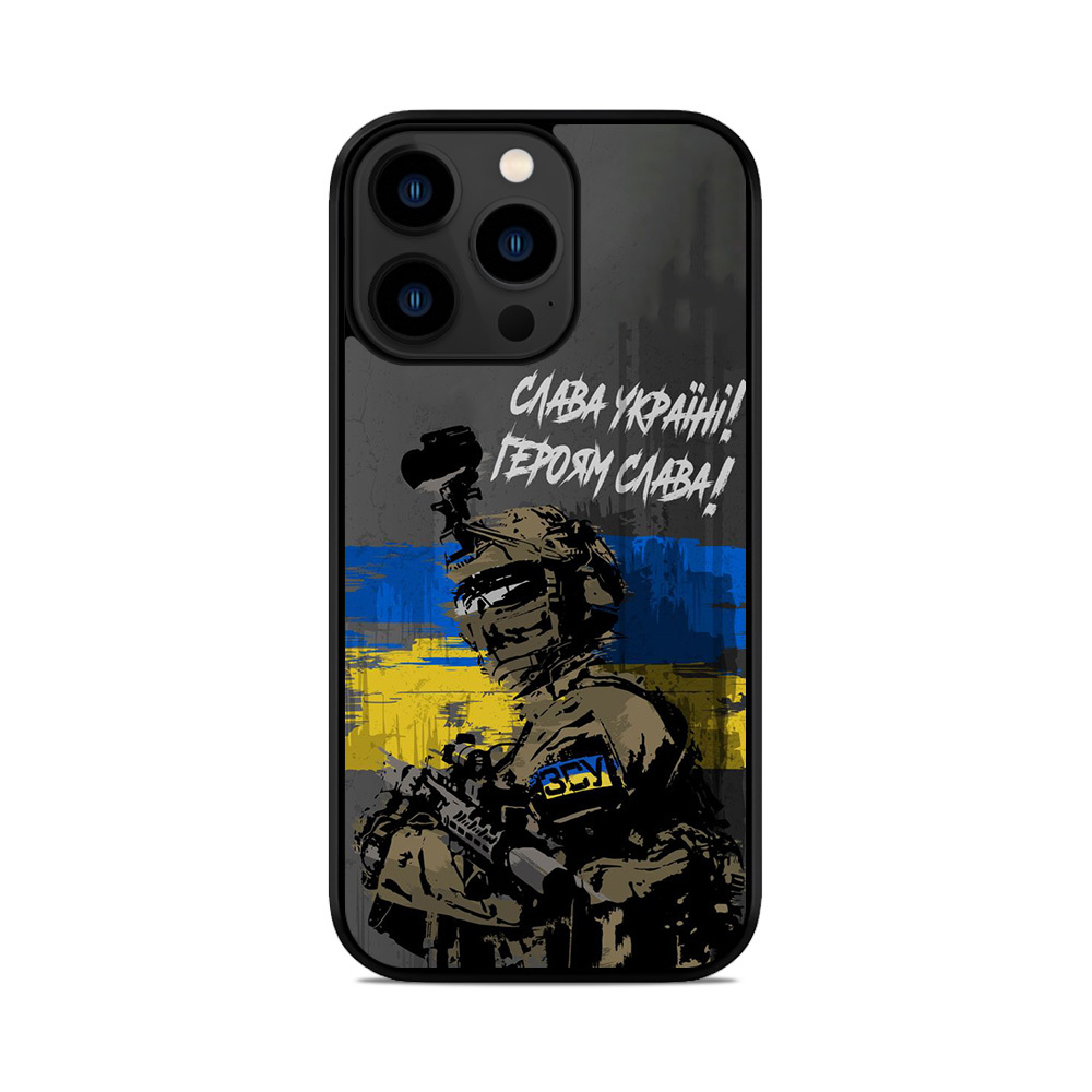 Чохол для iPhone, Samsung, Xiaomi, Huawei, Oppo, Realme ЗСУ Воїн Слава Україні