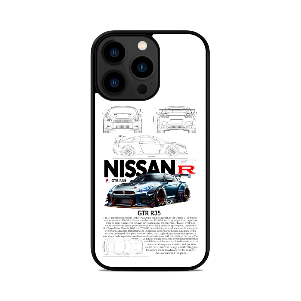 Чохол для iPhone, Samsung, Xiaomi, Huawei, Oppo, Realme Nissan GTR R35