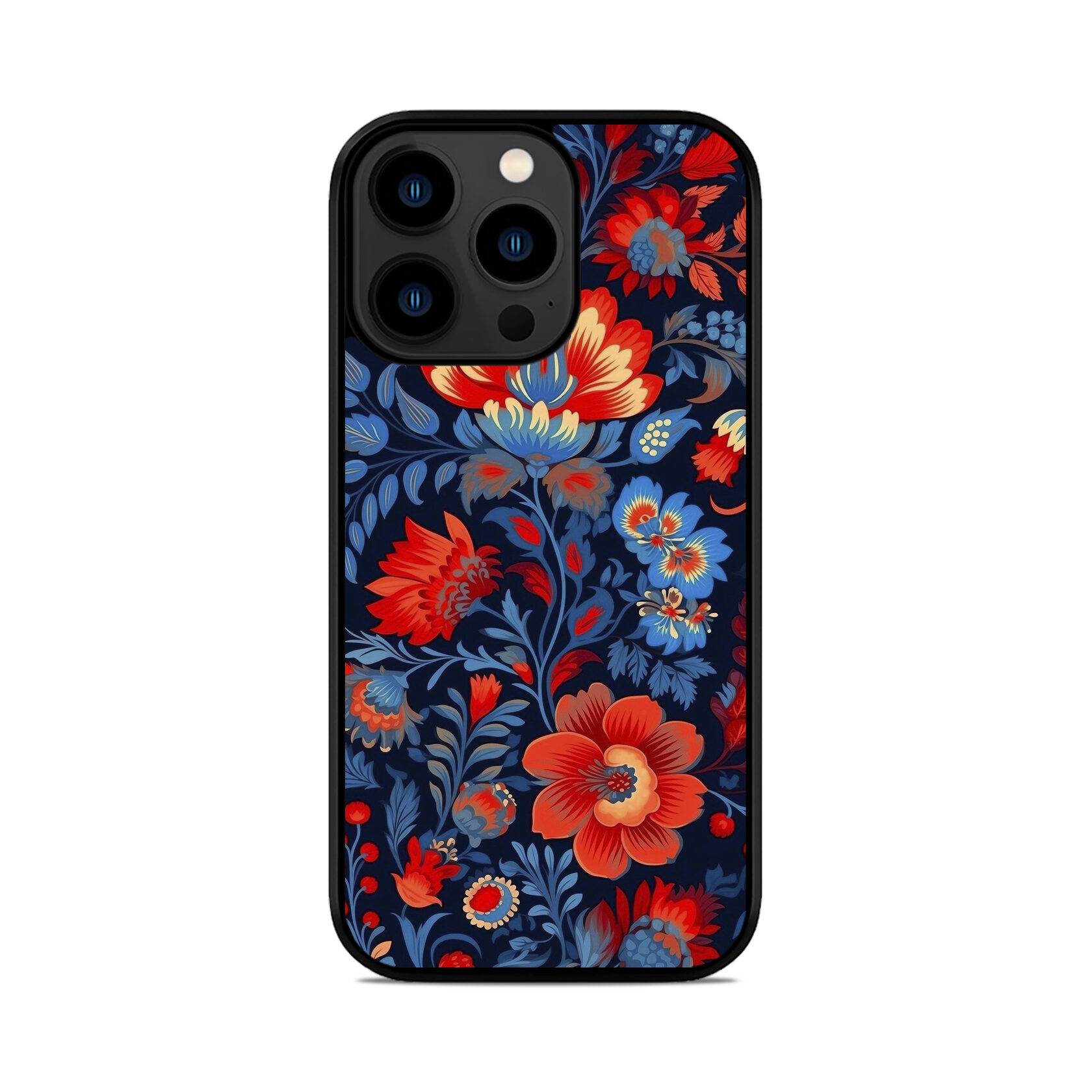 Чохол для iPhone, Samsung, Xiaomi, Huawei, Oppo, Realme ЯСКРАВІ КВІТИ
