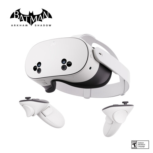 Meta Quest 3S Advanced All-in-One VR Headset with Batman: Arkham Shadow (128GB)