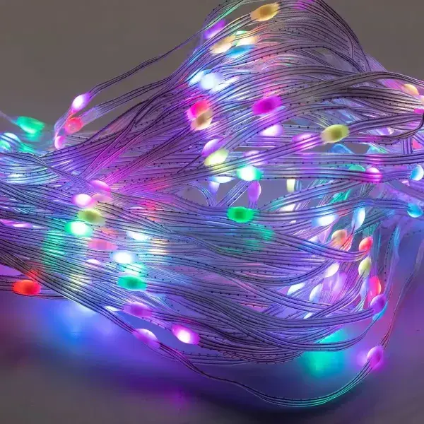 Гірлянда з кольоровими LED лампами