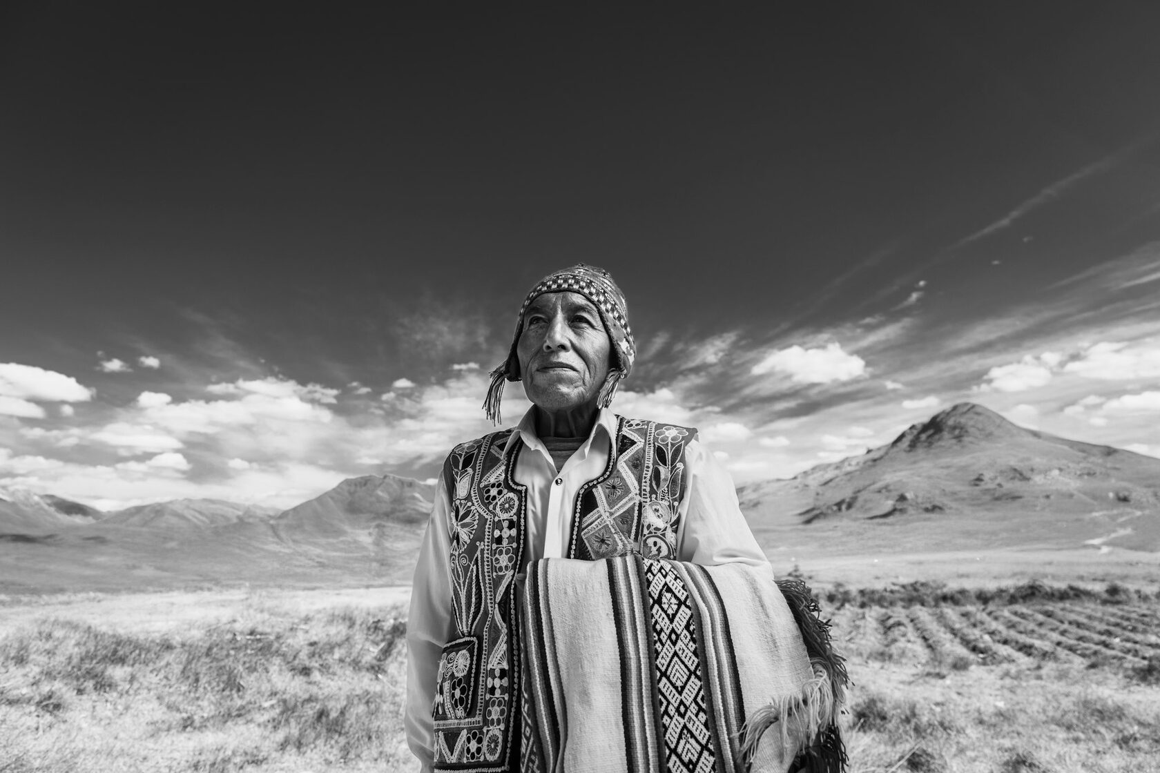 Portrait of an indigenous man