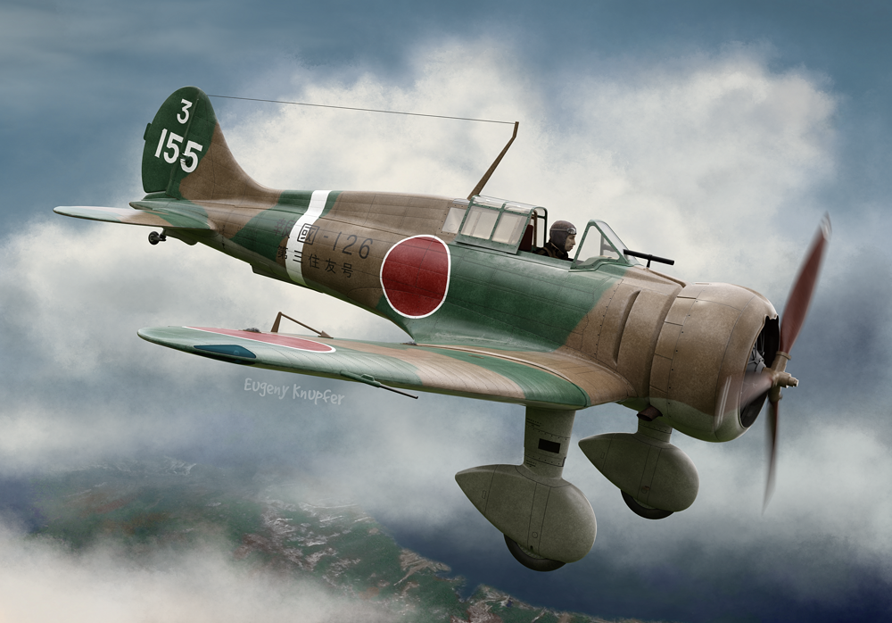 CP4813 I-16 Type 5 (in the sky of China) (shop)