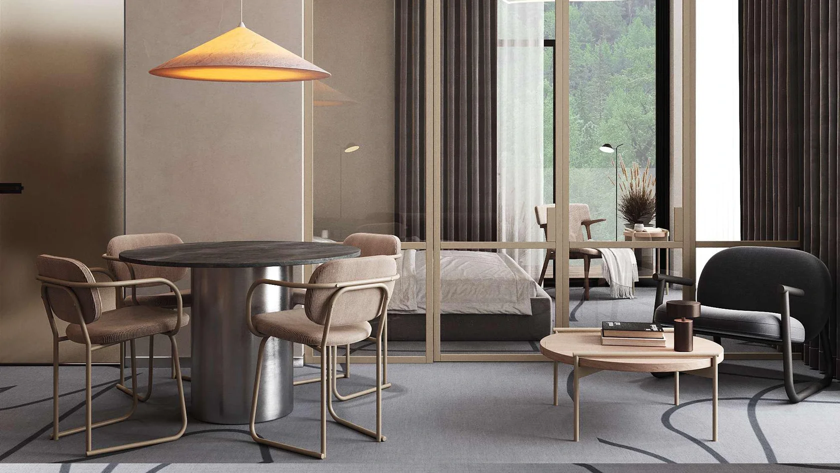 Интерьер Угловой полулюкс MÉLIS 3