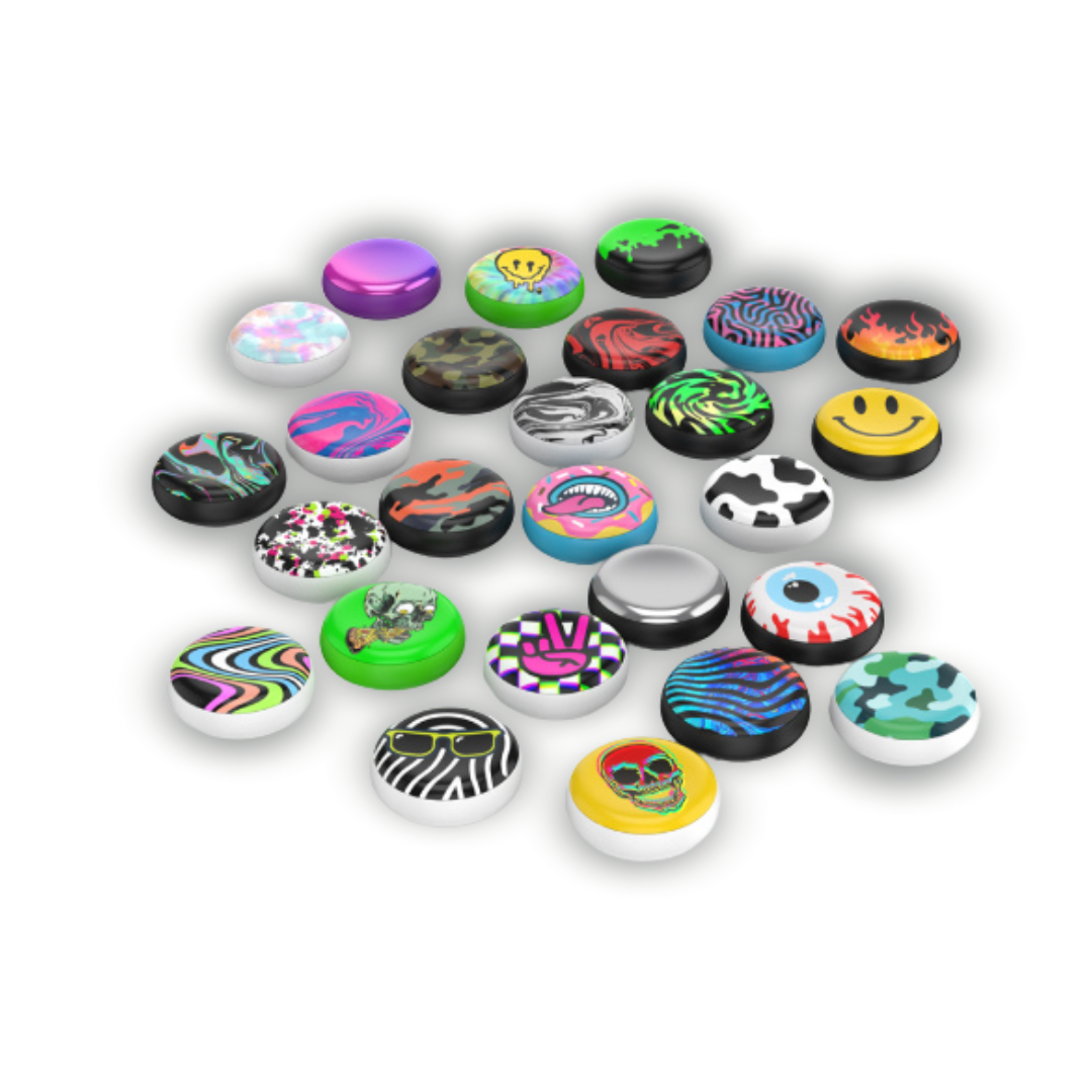 Магнітні шайби для Магнітного трюкача поппак для трюків з двома шайбами поп сокет та силіконовим ремінцем з магнітами та магнітною чашою куди примагнічуються шайби в середині з магнітами