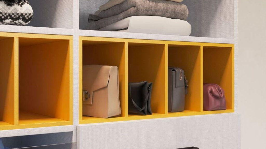 организация местхранения в гардеробных шкафаж на заказ