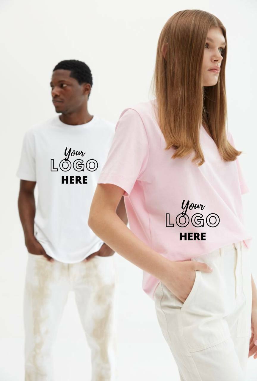 Базовая футболка со своим принтом