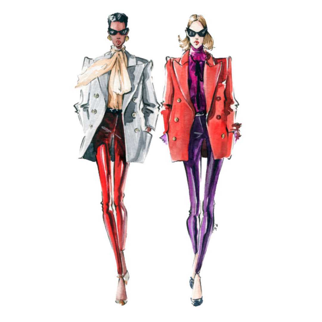 Online course Fashion Illustration from the international studio Fantasy  Room