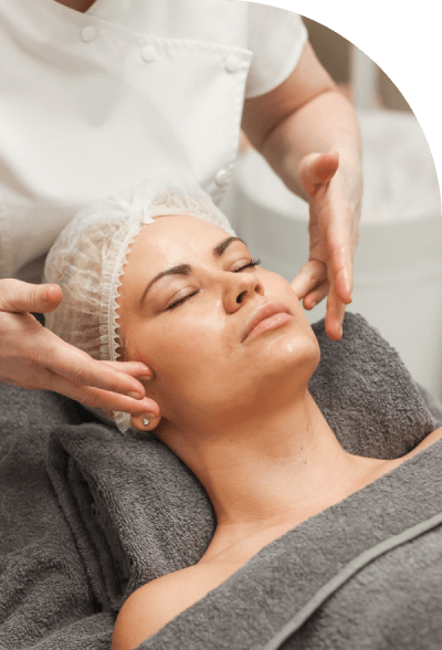 пилинг и массаж лица