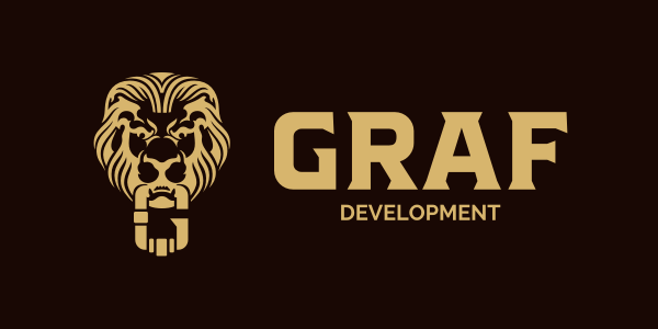Логотип забудовника Graf Development — Одеса