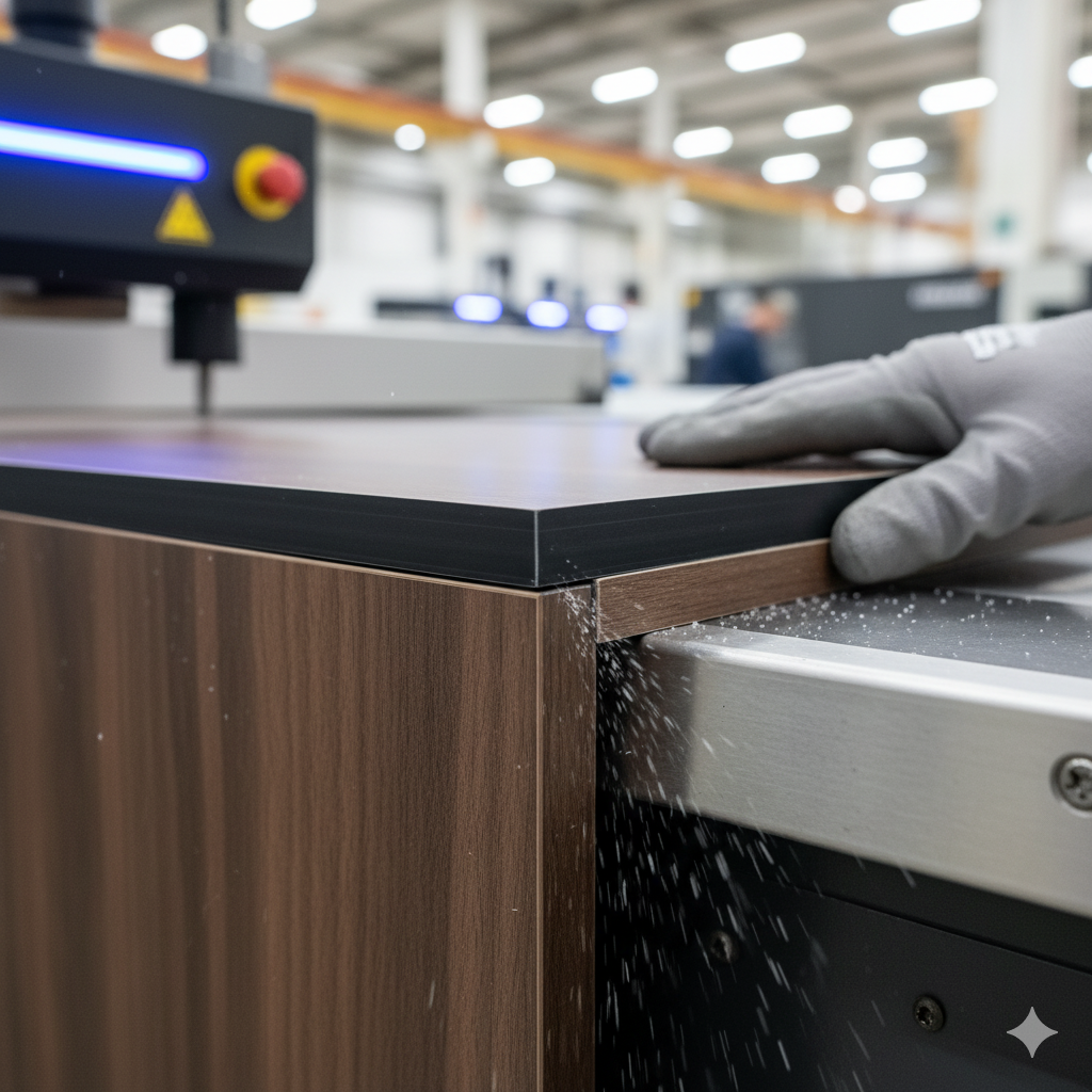 Durable and seamless edge banding