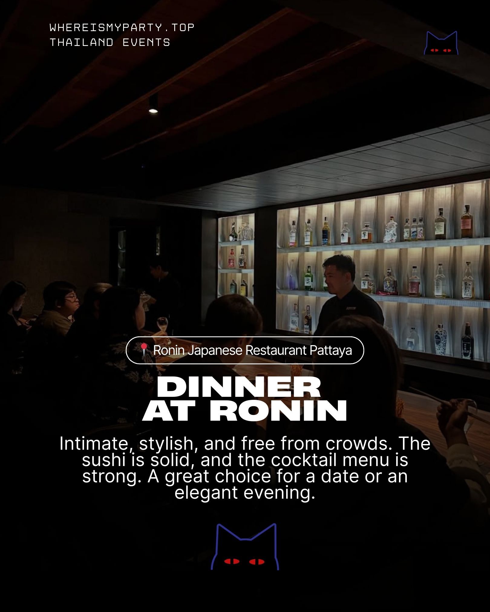 Ronin Japanese Restaurant in Pattaya