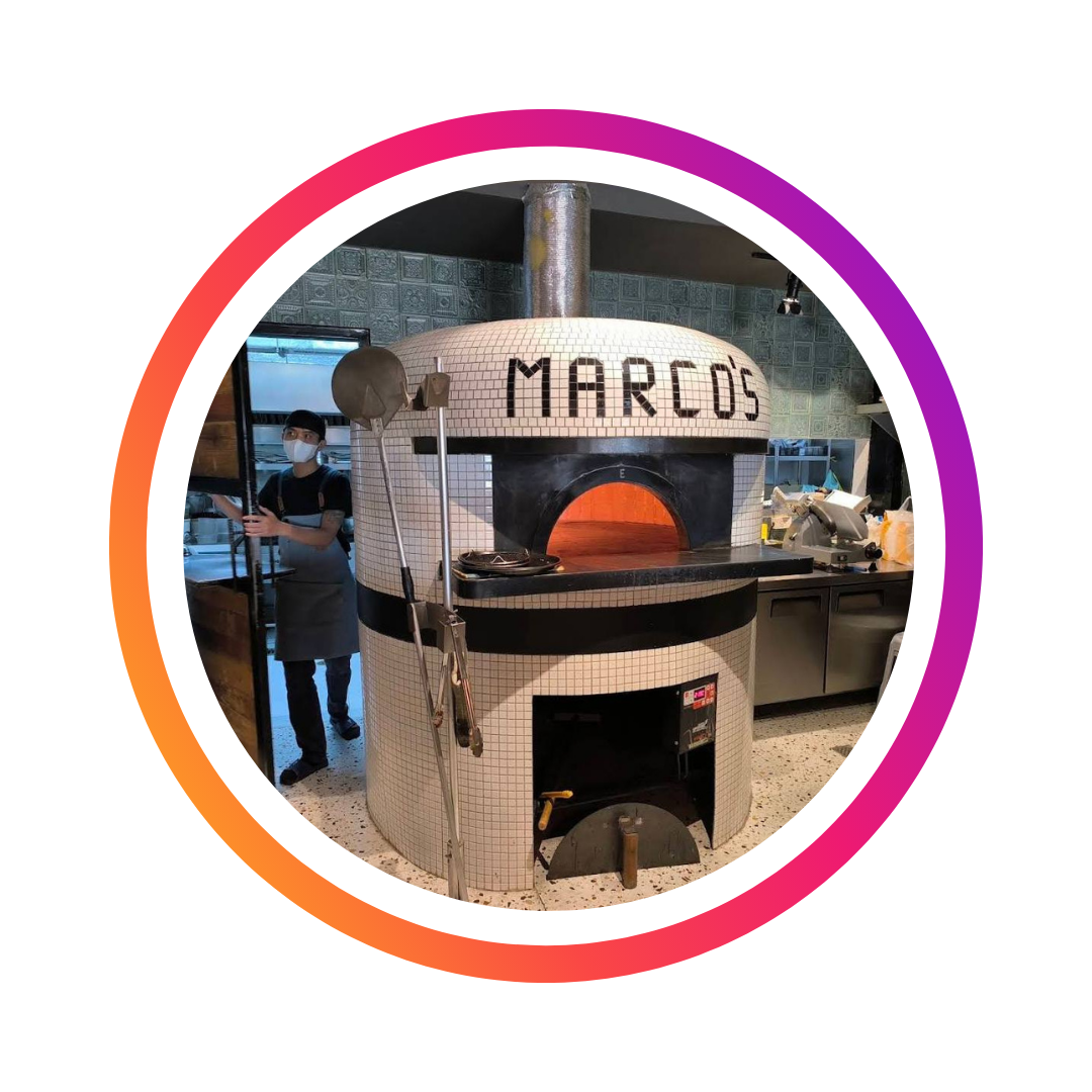 Логотип ресторана Marco`s в Паттайе, Таиланд