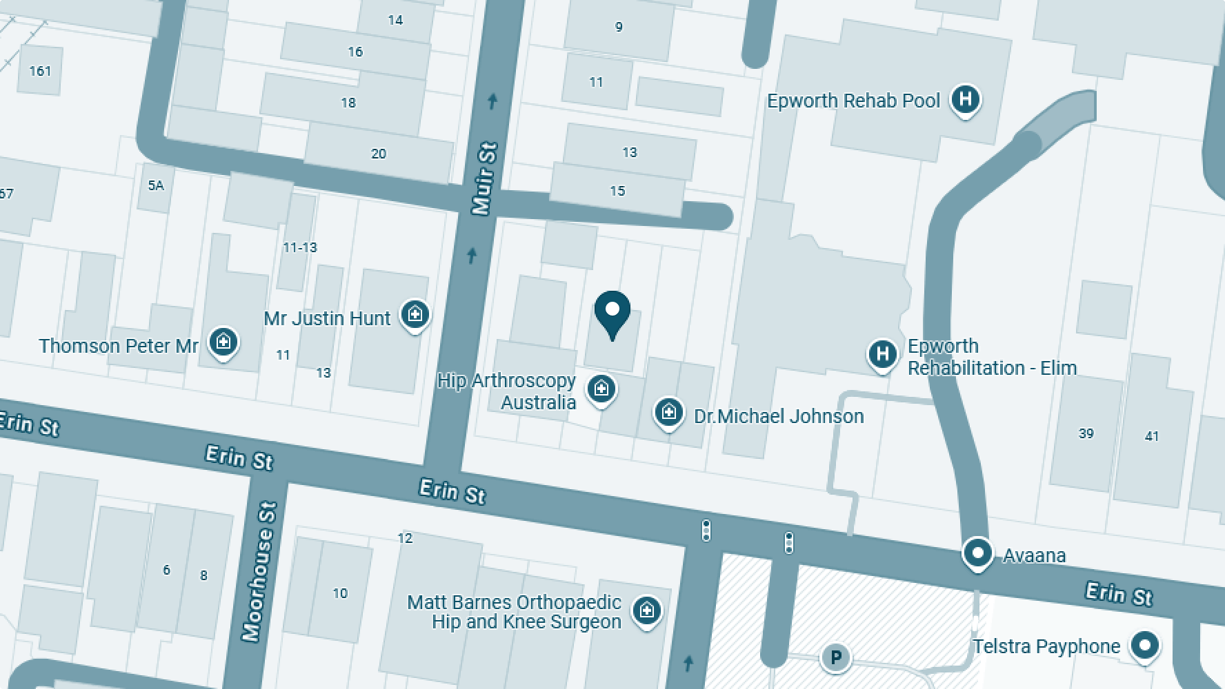 21 Erin Street, Richmond VIC 3121, google map