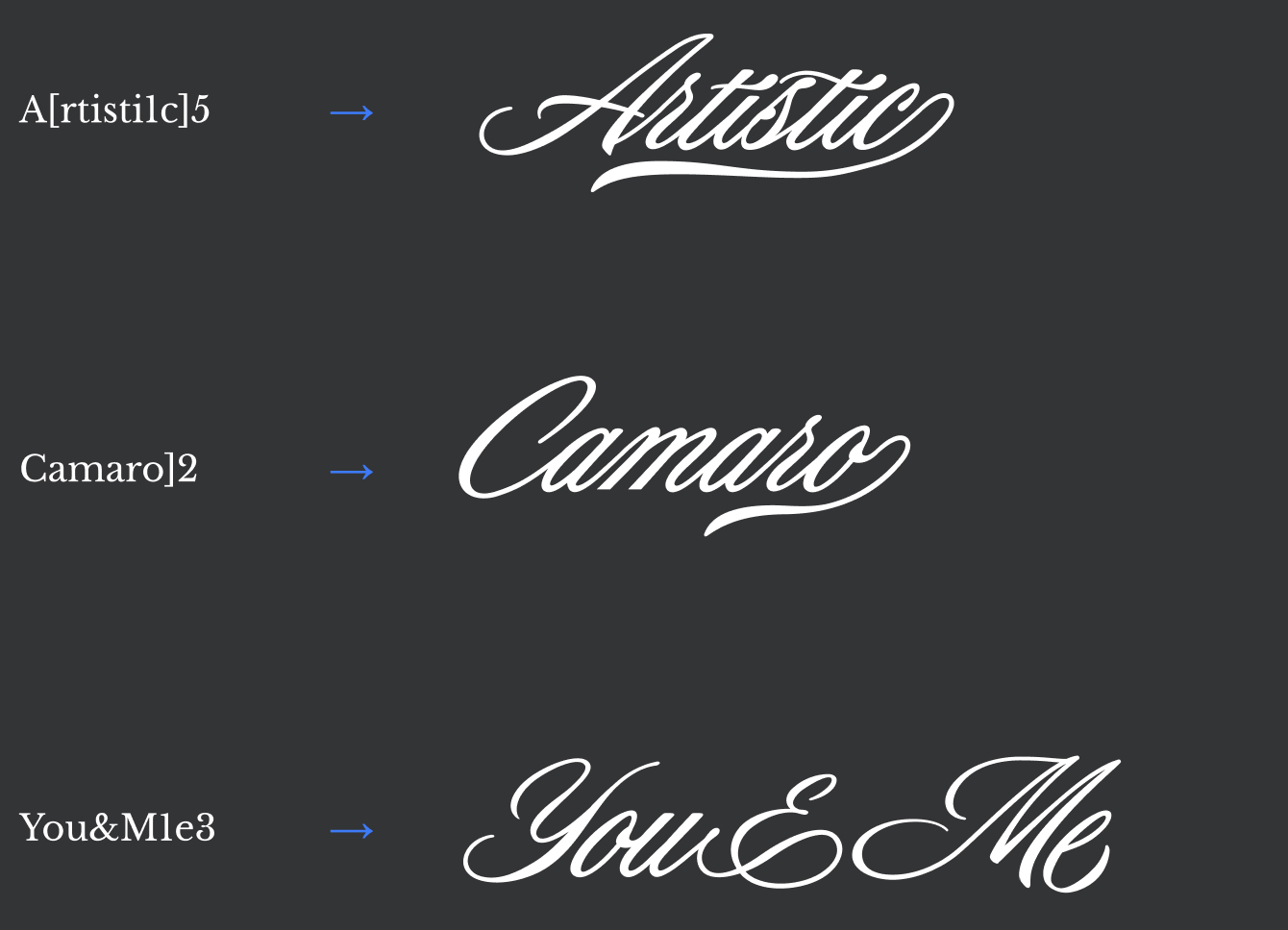 The Original font in use, help file, Blessed Print