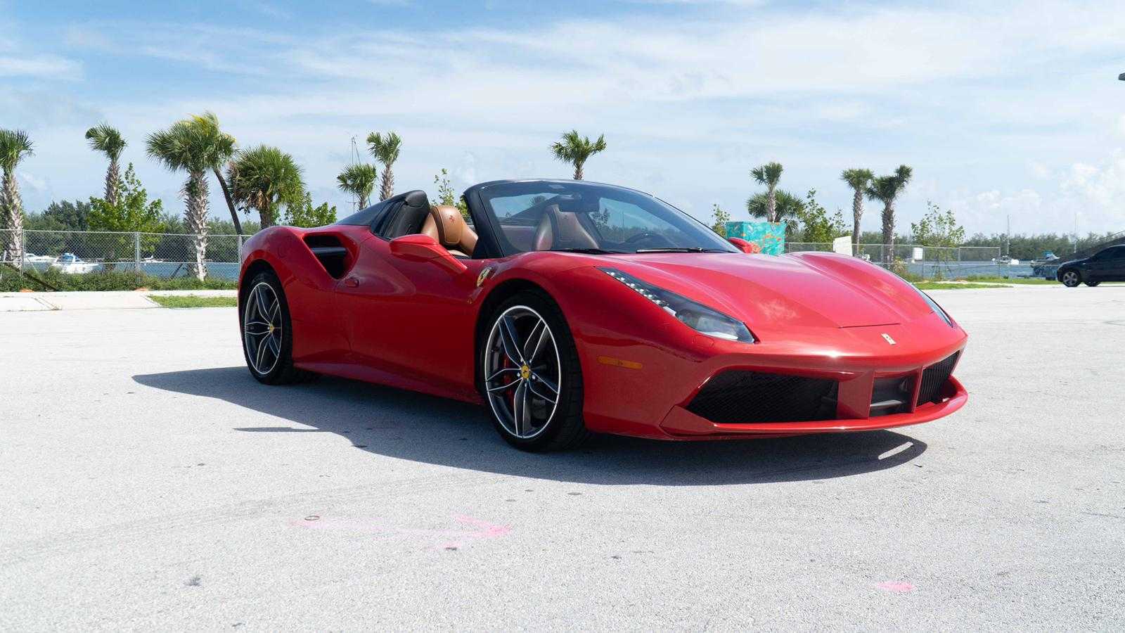 Ferrari 488 Spider Red