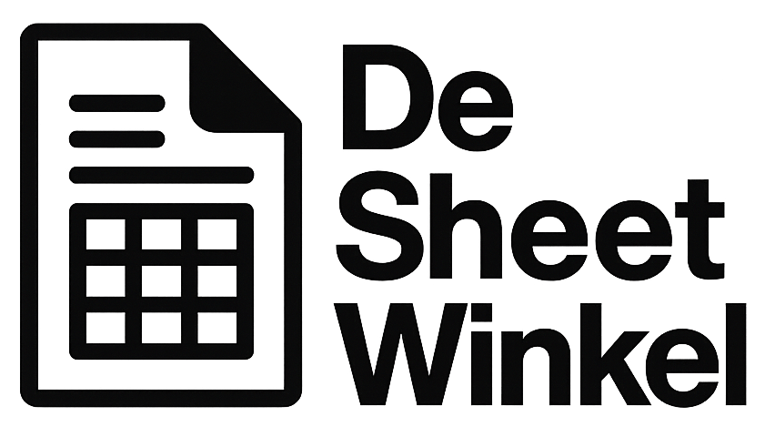 Sheet Winkel – professionele en gebruiksvriendelijke templates voor Excel, Google Sheets en Notion – Nederlandse webshop, veilig en betrouwbaar