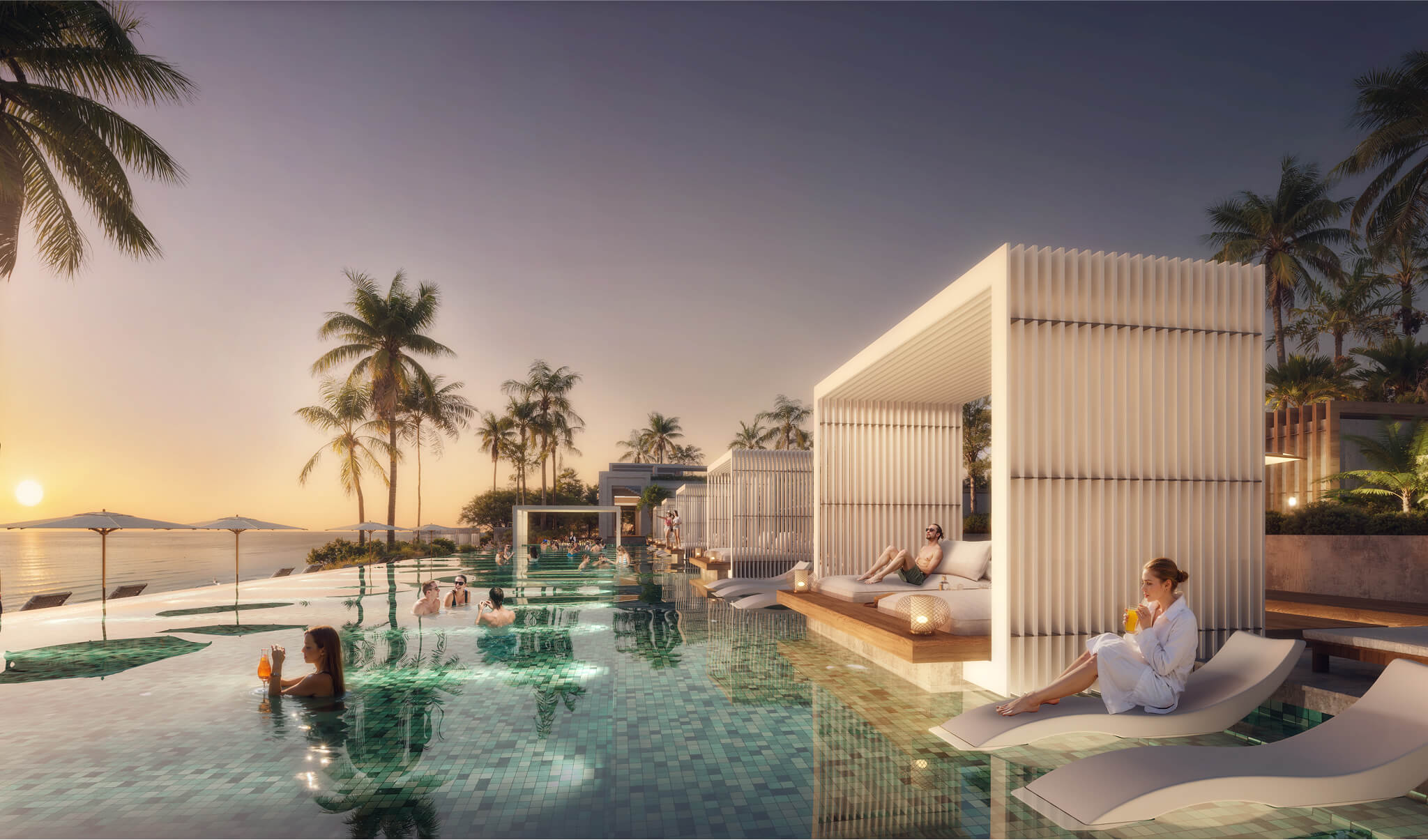 VIBRANT — Zamani Islands Maldives, Beach & Water Villas · 1–2 bedrooms · artist's impression
