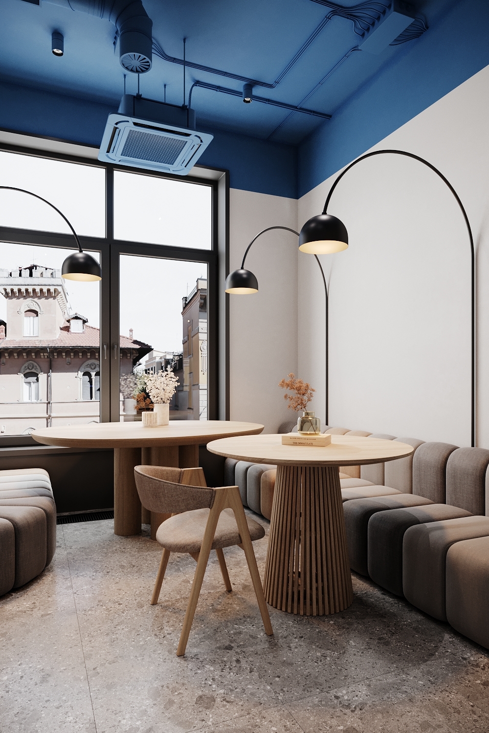 This modern office for a young IT company is located in the historic 