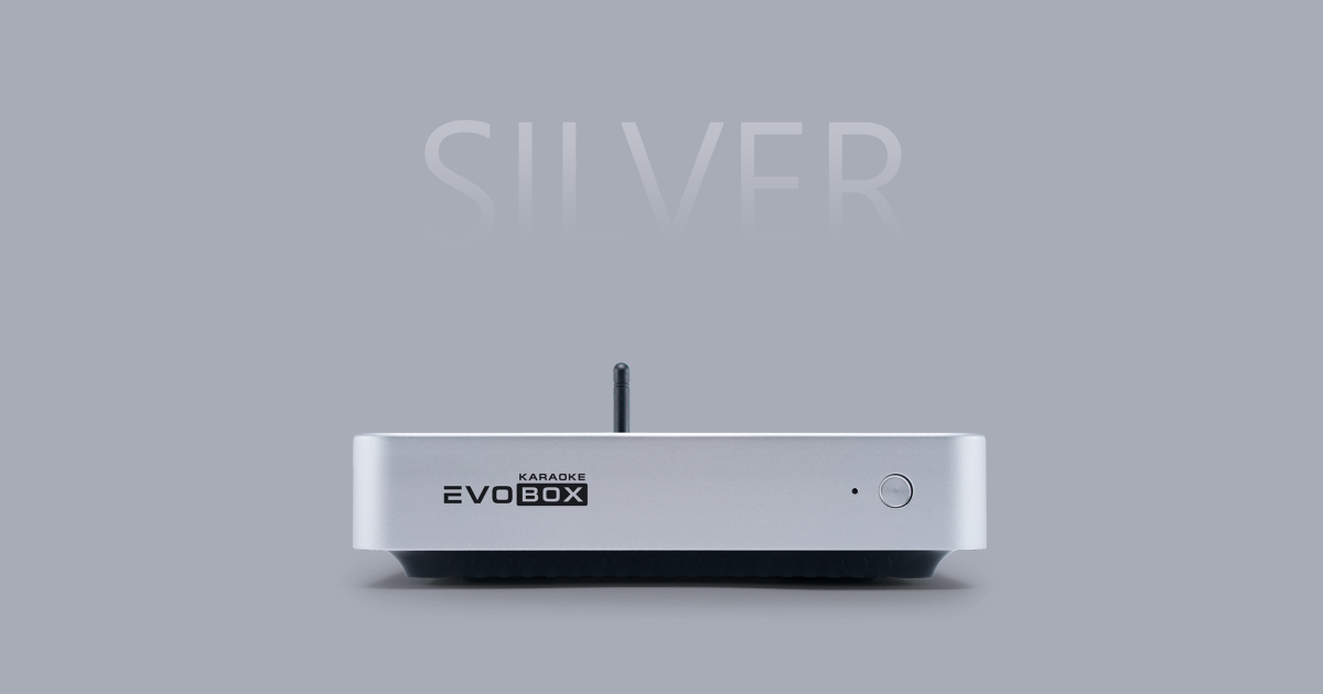 Sistema de karaoke EVOBOX Plus Silver de Studio Evolution