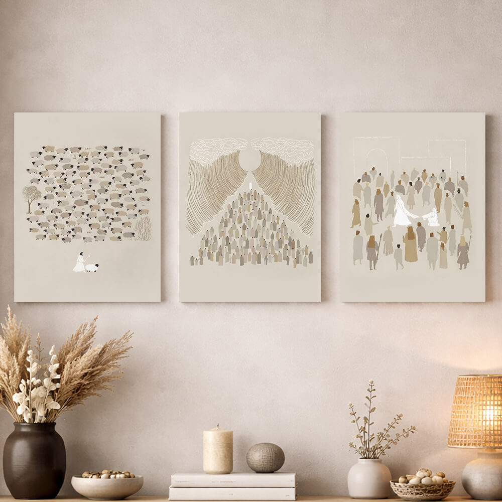 Біблійний триптих у сучасному інтер'єрі