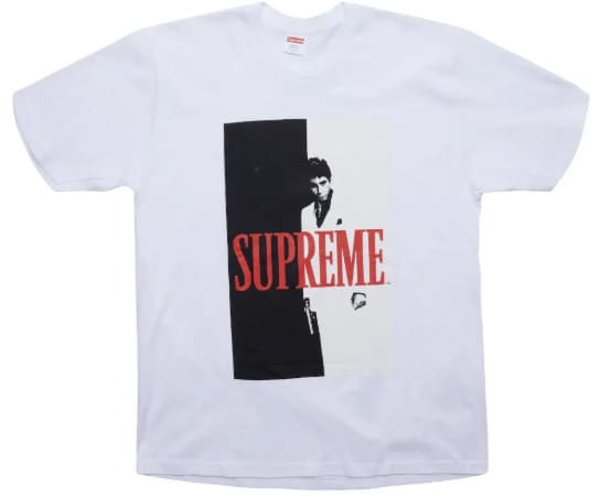Купити білу футболку Scarface Supreme