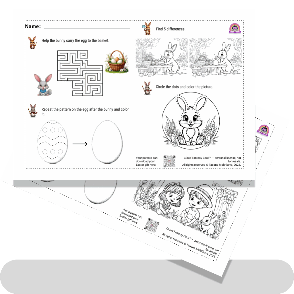 Task for primary classes and kindergarten.