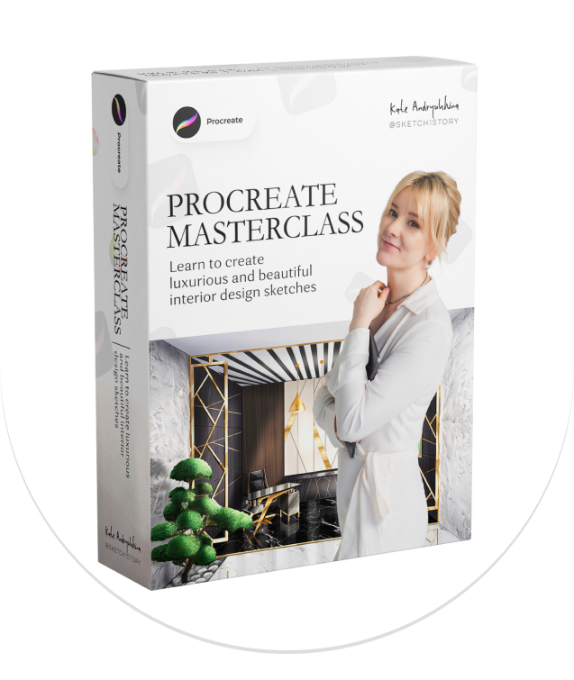 procreate interior design course