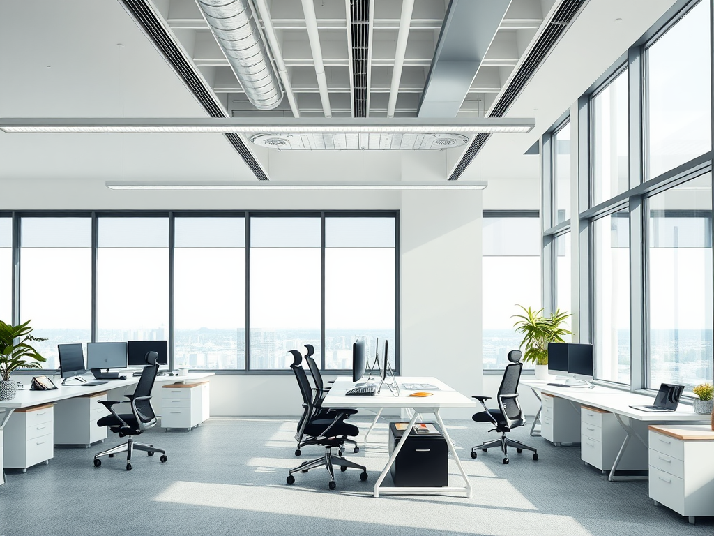 Minimalist Executive Office Design with Sustainable Materials and Smart Lighting by ABJ Cambridgeshire