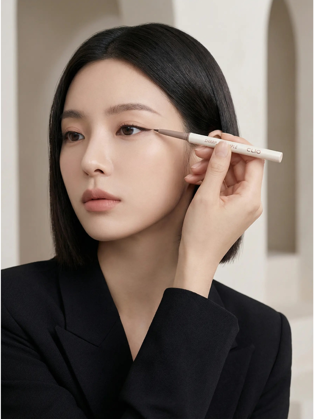 Водостойкий карандаш для глаз Clio Sharp So Simple Waterproof Pencil Liner — №1 в Корее