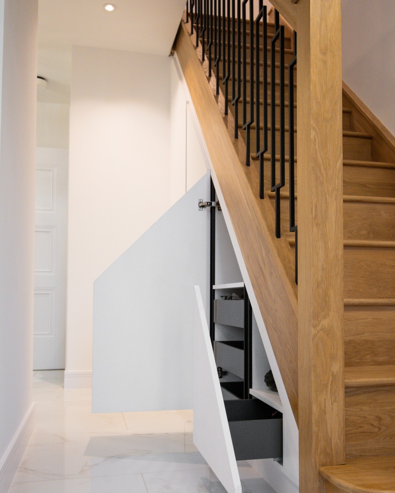 Luxury Under-Stair Wine Storage