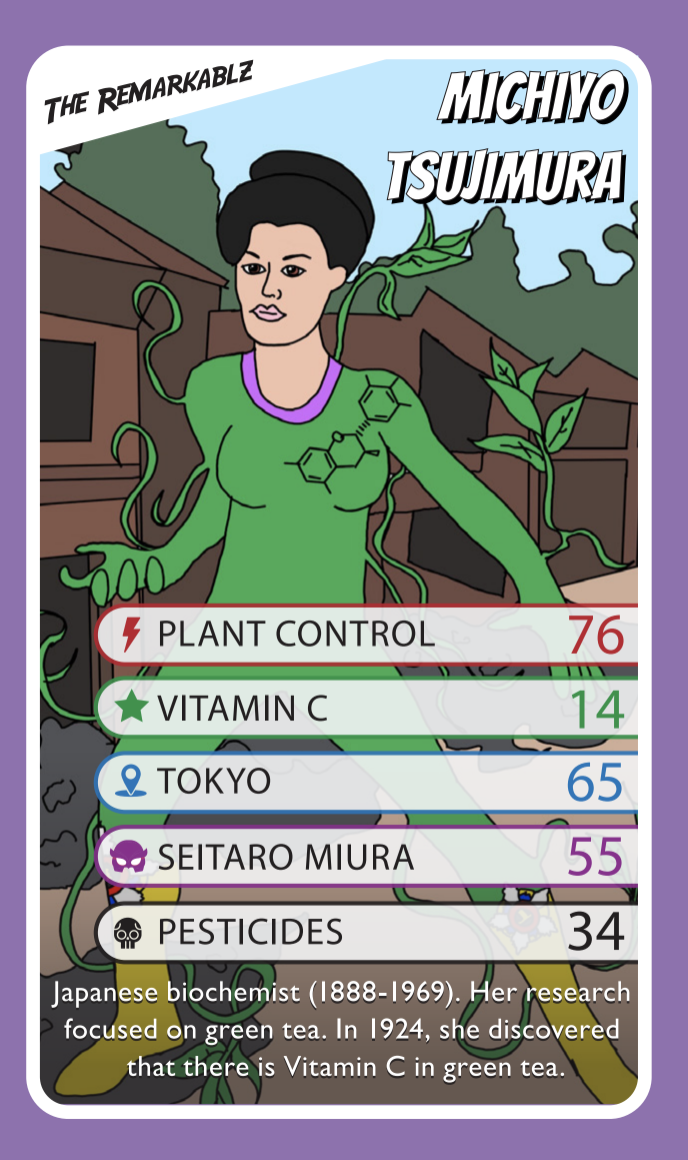 Illustrated superhero trading card of Albert Einstein from The Remarkablz. Einstein is shown in a space-themed costume with white hair, holding a web-like structure labeled ‘LINA’. Stats on the card include Space &amp; Time Control (47), Theory of Relativity (50), Pegasus Constellation (64), Conrad Habicht (14), and Celestial Signals (51). Caption describes him as a German-born physicist (1879–1955), known for the theory of relativity, noting that he was dyslexic and disliked wearing socks.