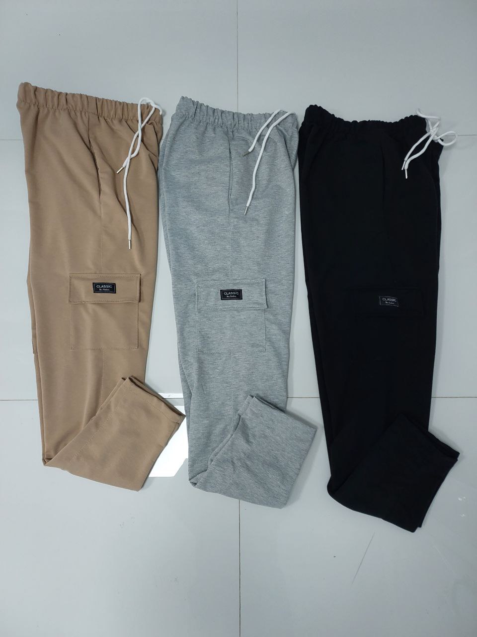 Чоловічі штани карго з кишенями 