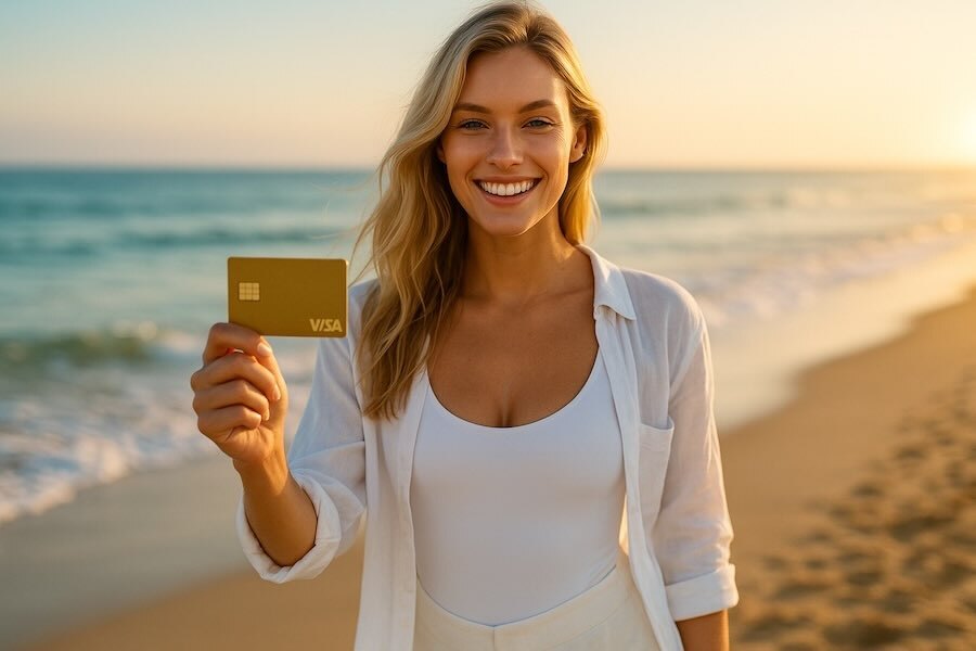 Счастливый обладатель зарубежной карты