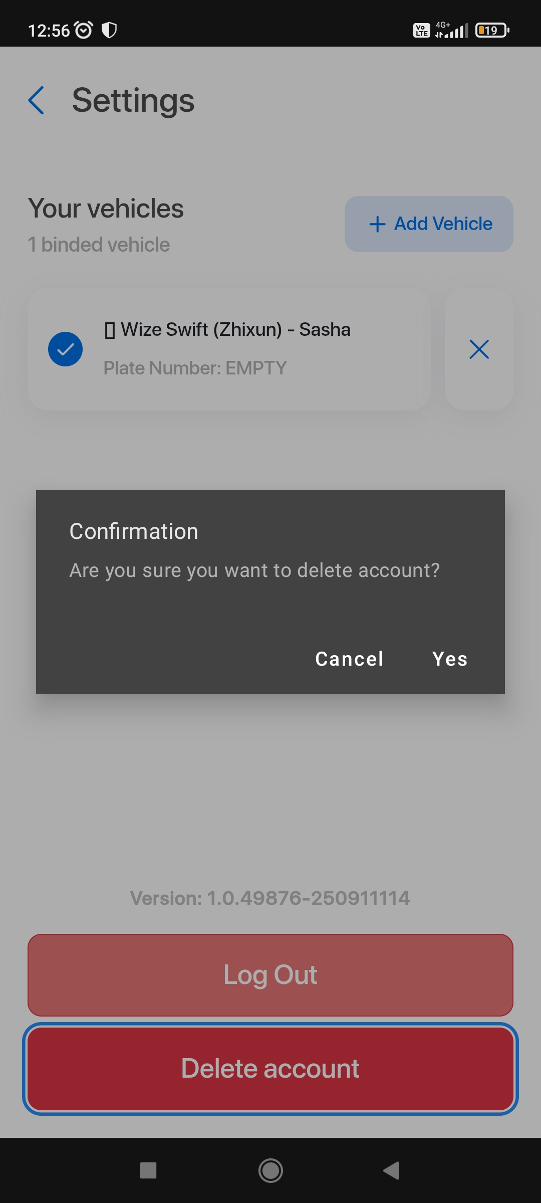 Step 3: Confirm Account Deletion