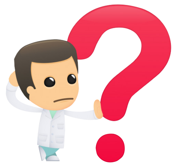 изображение лаборант со знаком вопроса 