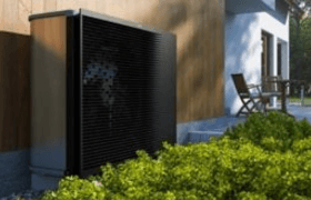 Daikin Heat Pump Motor Installed Outside of a Modern Taranaki Home