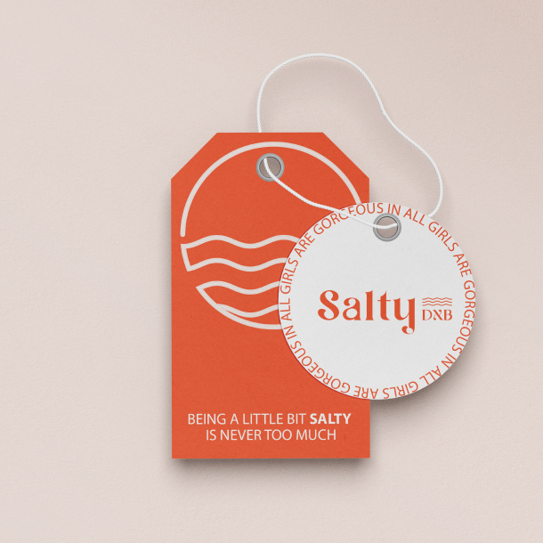 Salty DXB is a women’s swimwear and beach accessories brand in Dubai, that provides a variety of quality garments, intended to benefit women of all body types, sizes and skin colors. The brand is all about making women feel confident - that means providing them with a product that fits well, makes them feel sexy, yet not revealing. Salty DXB is an attitude as much as it is a brand!CHALLENGEThe challenge was to design an authentic brand that would stand out by being bold and impressive, and convey a sense of comfort and confidence. It was also important to design a visual language that would translate Dubai’s playful spirit into its colors and shapes. With this in mind, we had to create a bright, cheerful look that would pass the brand’s values!SOLUTIONThe movement of waves was our first source of inspiration. The second inspiration was the marine life with its amazing creatures. The intense and vibrant colors reflect the positivity of the brand. In the unfolding of the identity, the prints were composed of elements characteristic of the marine world and a representation of the waves. This entire visual universe makes up Salty DXB’s worldview and bold style, which combines the colorful prints, dynamic shapes and unique experiences. "Salty DXB"- a swimwear brand for confident women branding by Yugen Branding