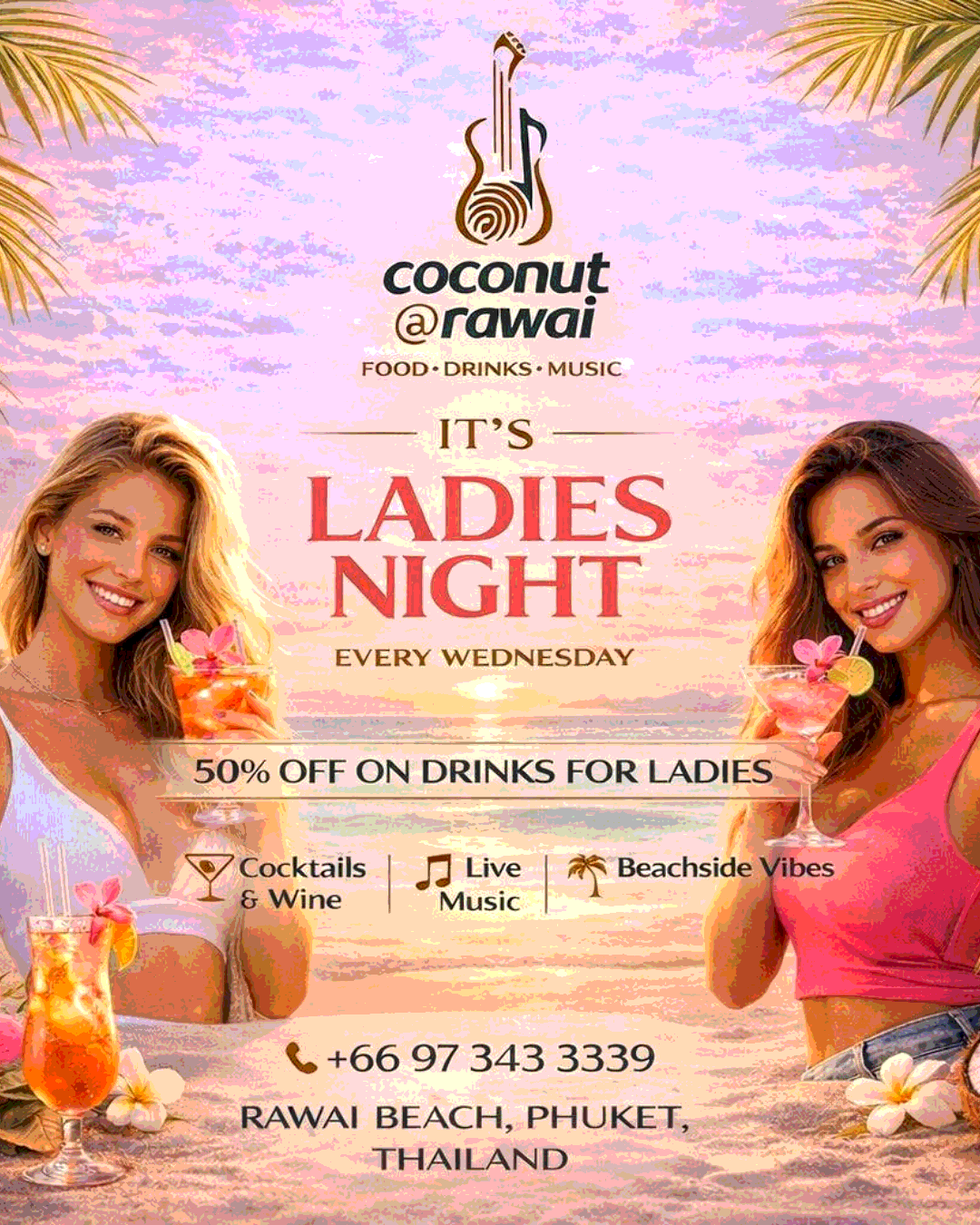 Free-flow Aperol — акция бара в Bang Tao, безлимитный Апероль по средам, 19:30–20:30