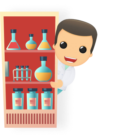 изображение лаборант за шкафом