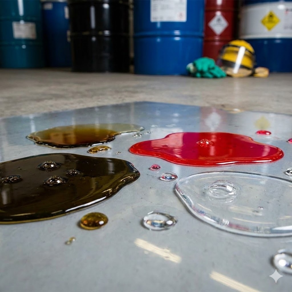 Хімічна стійкість епоксидної підлоги до кислот та мастил
