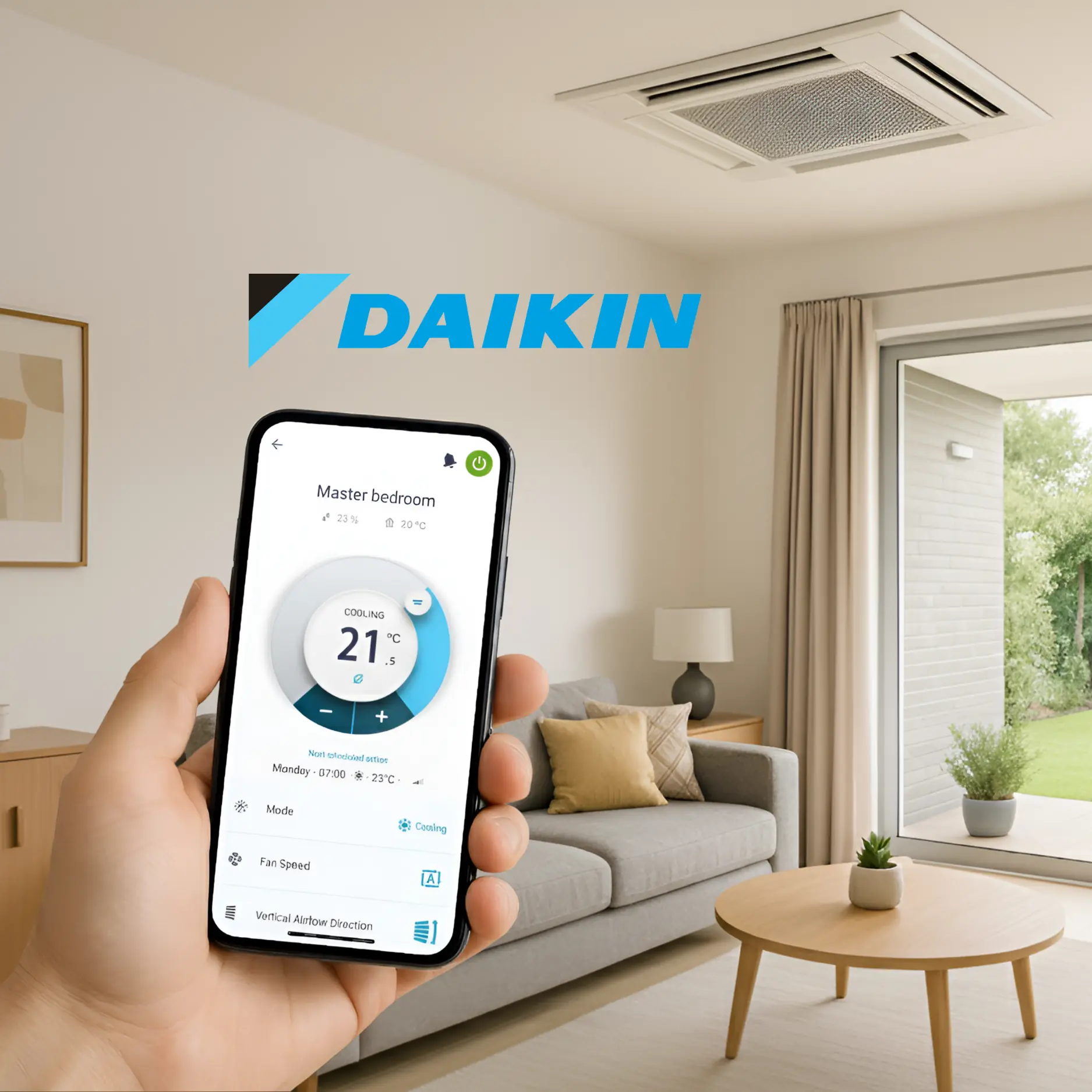 Daikin ducted heat pump comfort at home