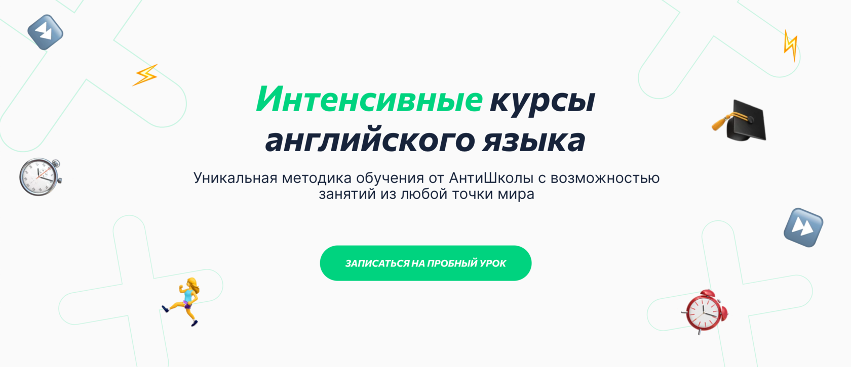 Интенсивные курсы английского языка✔️ Ускоренный экспресс курс английского  в Антишколе